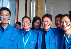 超前涂料90同學(xué)會(huì)現(xiàn)場！河南真石漆知名品牌